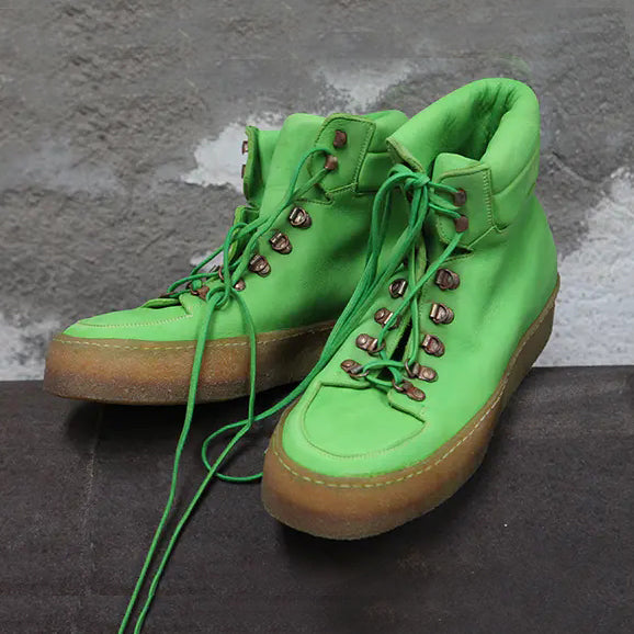 Guidi leather sneakers SNB00 fruit green MEN